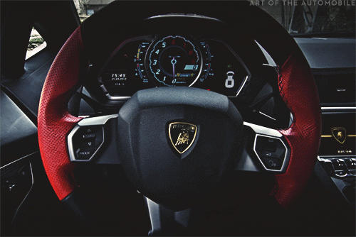 Lamborghini interior –  