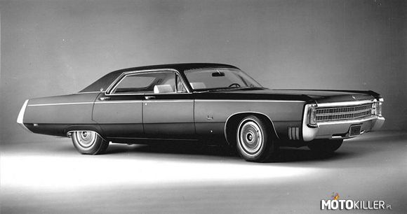 Imperial LeBaron 1969 – Tylko chrom, szkło i blacha. 
Silnik 7,2 l o mocy 350 KM.
Mierzy przeszło 5,8 m długości. 