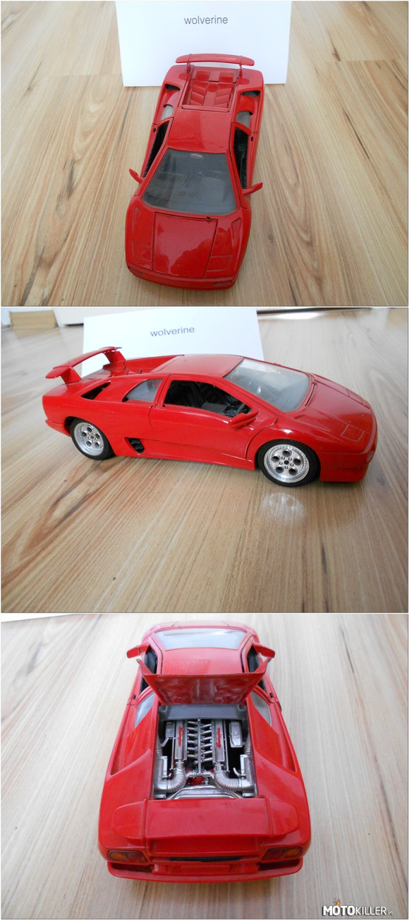 Modelarstwo: Czerwone Diablo – Model Lamborghini Diablo z 1990 r.
Model składany samodzielnie, wyprodukowany przez Bburago w skali 1:18 
