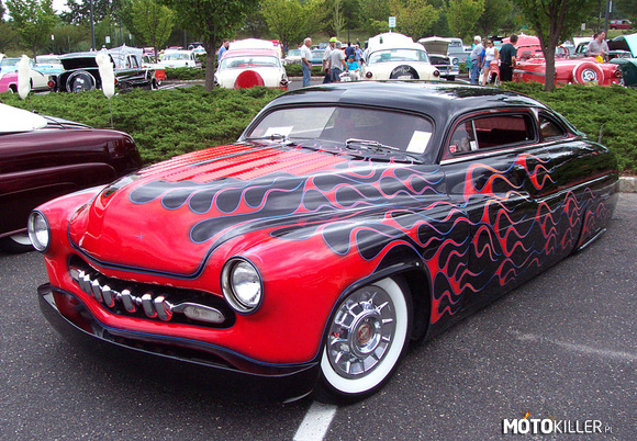 1950 Mercury Custom Red Flames –  