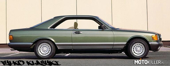 Tylko klasyki... – Mercedes-Benz W126 SEC
seria ‘80(’81)-’86 (380SEC, 500SEC)

CIEKAWOSTKA: do ’86 (przed liftingiem), prawe lusterko było opcjonalne. 