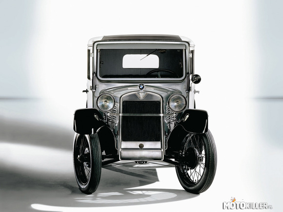 BMW DIXI 3/15 DA2 (1929-1931) – 4 cylindry, niecałe 750cm3, moc 15KM. 