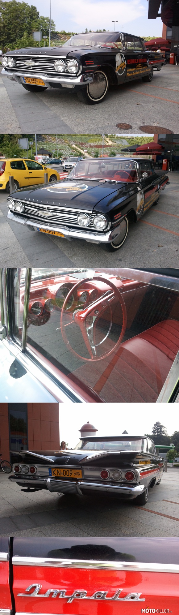 Nowosądeckie Perełki – Nowy Sącz też ma swoje Perełki! Chevrolet Impala, niby z reklamą, ale jednak zabytek! 
