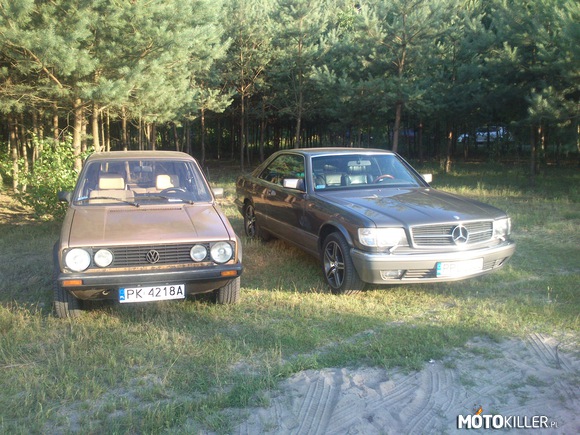 Volkswagen i Mercedes – MK1 i W126 Coupe 