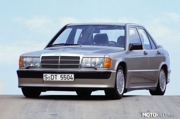 Mercedes 190 W201 – Był to pierwszy Mercedes-Benz klasy średniej po długiej przerwie, kiedy to firma produkowała jedynie większe modele wyższych klas. W201 pojawił się na rynku 8 grudnia 1982, produkcję zakończono w lutym 1993 w Sindelfingen, a we wrześniu 1993 w Bremie. Wyprodukowano 1 879 629 egzemplarzy.

Auto napędzane było silnikami diesla o pojemności od 2,0 do 2,5 litra (72-126 KM w tym Turbo) oraz silnikami benzynowymi o pojemności od 1,8 do 2,6 litra (90-160 KM). Powstały także sportowe odmiany znane pod nazwą Cosworth 2.3-16v (185 KM), Evolution 2.5-16v (195-204 KM) i Evolution II 2.5-16v (235 KM). Model ten został zastąpiony w 1993 r. przez klasę C

Odmiennie niż w przypadku innych modeli, w których oznaczenie cyfrowe modelu oznaczało pojemność skokową silnika, tutaj &quot;190&quot; oznacza jedynie nazwę handlową typoszeregu W201. Według ogólnie przyjętych w firmie Daimler-Benz zasad np. model dwulitrowy z silnikiem wysokoprężnym powinien zwać się Mercedes-Benz 200D, to oznaczenie nosiły jednak Mercedesy W123 i W124 z silnikiem o takiej pojemności.

Mercedesy 190 oprócz rodzimych tunerów były także modyfikowane przez pochodzącą z Wielkiej Brytanii firmę 190E Cosworth. Zmodyfikowane silniki bazowały na popularnym mercedesowskim motorze 2.3 E. Cosworth&apos;y wytwarzane były w dwóch wersjach silnikowych: 2.3 16v (185 KM) i 2,5 16v (195-235 KM). Auto odznaczało się również delikatnym tuningiem optycznym. Mercedes-Benz 190 Cosworth jest bardzo rzadko spotykany, zwłaszcza na polskich drogach. Najwięcej egzemplarzy tego modelu jeździ po Wielkiej Brytanii.

Nie dodano informacji że występował też z silnikiem 3.2 AMG &apos;M103.983&apos; 234 KM (172 kW) przy 5750 obr/min. 