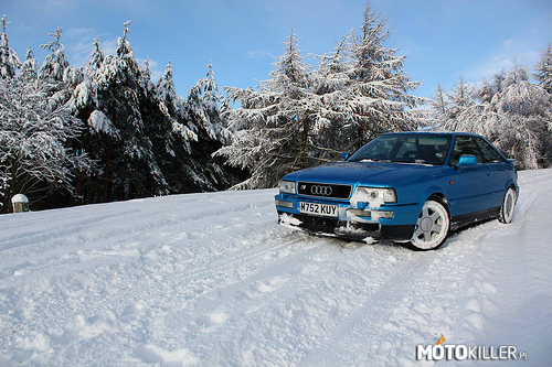 Audi S2 – W zimowej scenerii.
Właściciele Quattro zacierają ręce gdy biały puch na dworze 