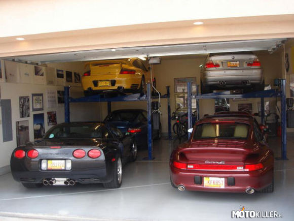A wy jakie auta chcielibyście w swoim garażu? – Pomarzyć zawsze można wypisujcie jakie chcielibyście samochody.
To ja zacznę:
Chevy Suburban - Na dłuższe trasy.
Porsche 911 (993), 928, Carrera GT - Bo to kocham.
Corvette ZR1 albo Viper - Bo to też kocham.
Dodge Charger SRT8 albo Cadillac CTS/V - Na zakupy sedanik musi być.
Audi RS4 - Dla partnerki. 