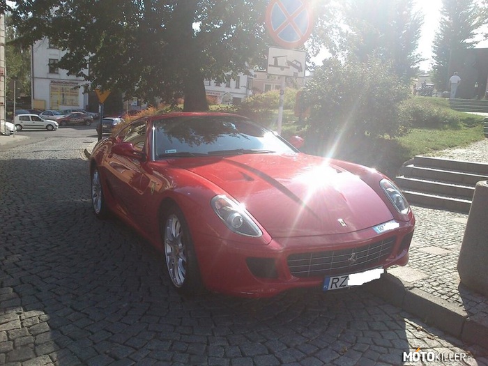 Ferrari w Rzeszowie – Ferrari 599 GTB Fiorano spotkane dzisiaj w Rzeszowie 