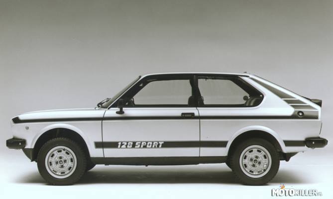FIAT 128 Sport – Specjalna seria - nadwozie 3 drzwiowe. 