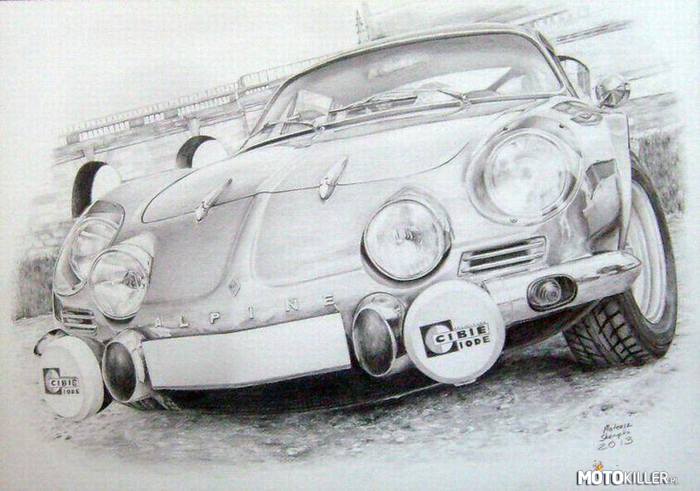 Renault Alpine A110 (rysunek) – Rysunek mojego autorstwa.
Więcej na: 
