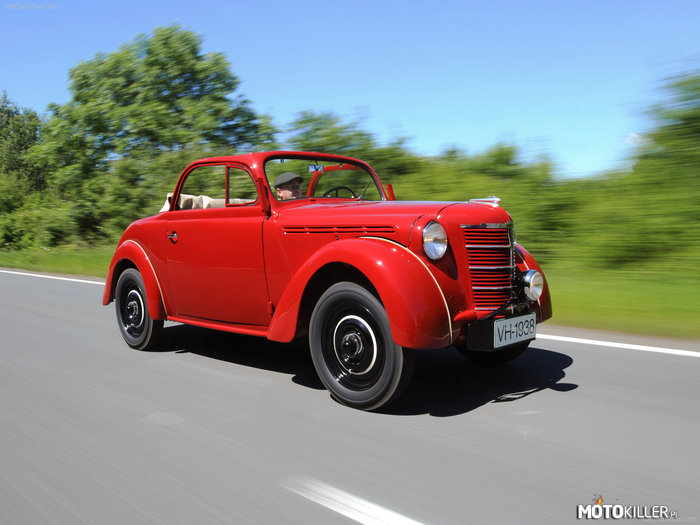 Samochody kiedyś - Opel Kadett Roadster (1936) – Silnik - rzędowy, 4-cylindrowy
Pojemność - 1,1 L
Moc - 23 KM
Prędkość maks. - 98 km/h
Wyprodukowano 107608 egzemplarzy. 