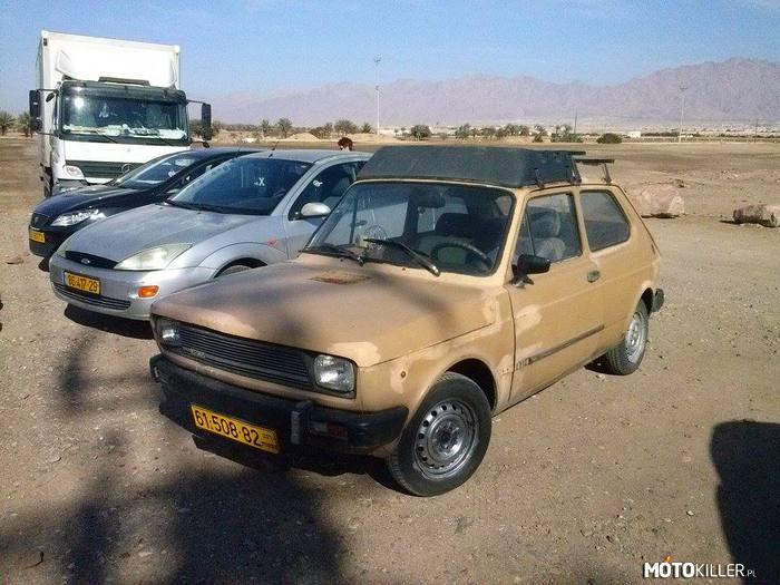 Fiat 127p – Tak oto opala się mniej znany Fiacik w Eilat, Izrael 