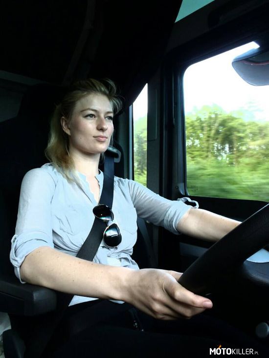 Iwona Blecharczyk za kierownicą – Trucking girl 