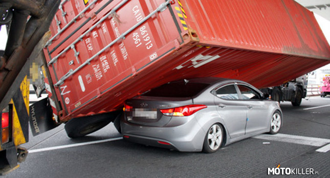 To nie jest dobry sposób na obniżenie zawieszenia – Hyundai Elantra. 
