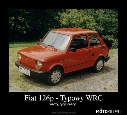 Fiat 126p Typowy WRC