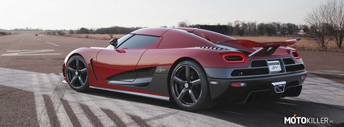 Need for Speed part 2 – Drugim prezentowanym pojazdem jest Koenigsegg Agera R.
 Umieszczony centralnie silnik supersamochodu, to podwójnie turbodoładowane V8 o 32 zaworach i pojemności 5-litrów. Motor ten generuje moc 1115 KM (przy 7500 obr/min.) i 1200 Nm maksymalnego momentu obrotowego (przy 4100 obr/min).  Agera R od 0 do 100 km/h przyspiesza w czasie 2,9 sekundy, a prędkość maksymalna została określona na 420 km/h. Do tego samochodu należy rekord przyspieszenia od 0 do 300 km/h, wynoszący 14,53 s (wpisany do Księgi Guinessa). 