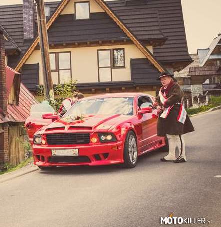 Taką bestią moja siostra jechała na ślub :) – Piękny samochód :) Saleen S281 Supercharged Mustang 