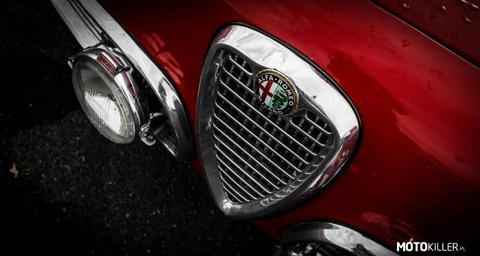 Scudetto.  Alfa Romeo - Milano – W logo - krzyż Joannitów i wąż rodu Viscontich. 