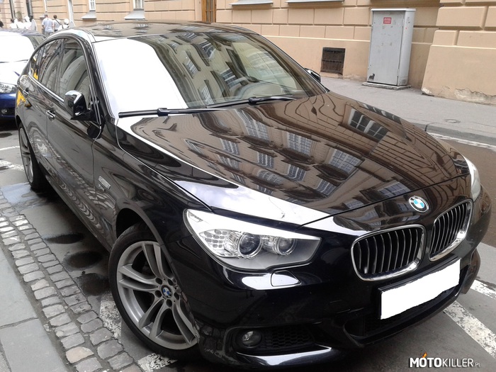 BMW 535d Gran Turismo – &quot;Maleństwo&quot; spotkane w Krakowie. 300KM generowane z 3,0L R6 twin-turbo, 6s do setki, V-max 250km/h, oczywiście ograniczone elektronicznie. 
