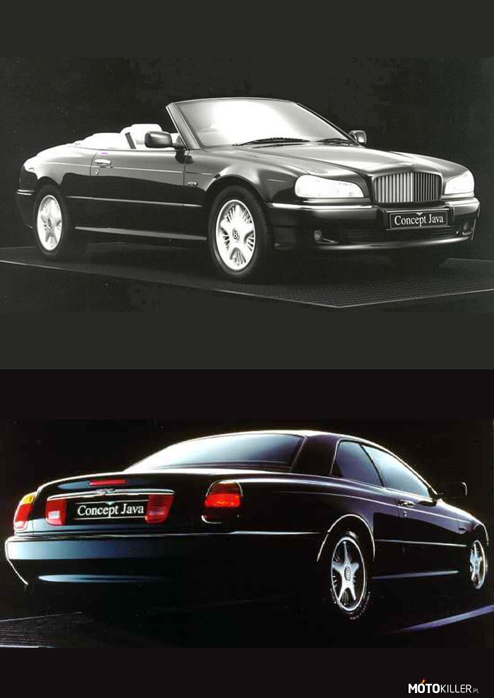 Zapomniane koncepty #2 - Bentley Java 1994 – 3,5-litrowy, podwójnie turbodoładowany silnik w układzie V8. Około 400 KM. Do 100 km/h rozpędzał się w około 5,6-5,8 s. Jest to całkiem niezły wynik, zważywszy na to, że masa Bentleya Java oscylowała w granicach 1800 kg. Prędkość maksymalną ograniczono do 250 km/h, jednak samochód bez problemu miał osiągnąć 270 km/h. 