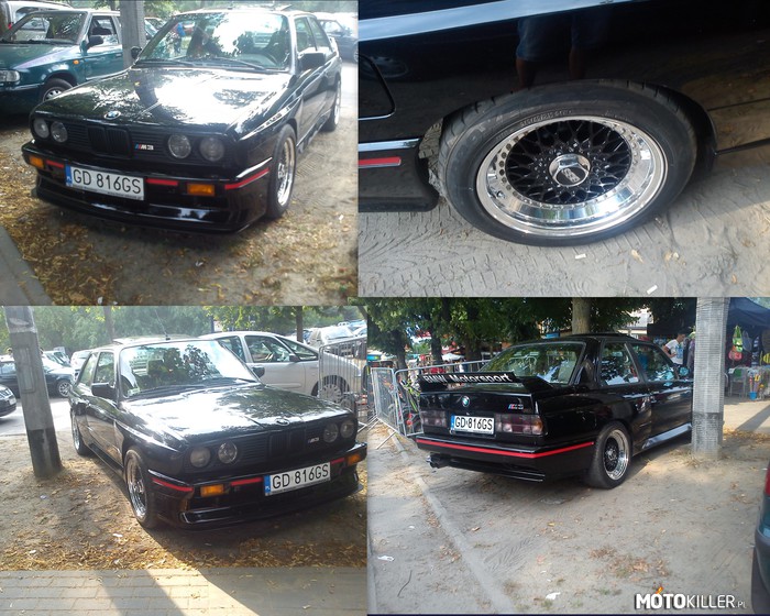 BMW E30 M3 – To cudeńko napotkałem w Brzeźnie. 
Mam nadzieję że właściciel się nie obrazi 