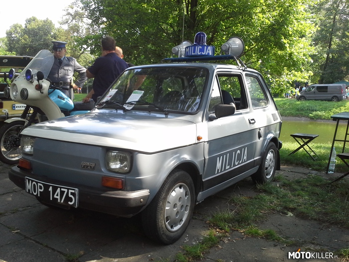Fiat 126p – Wersja Milicyjna - 95 Lat Policji. 