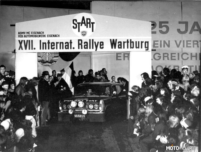 XVII Internationale Rallye Wartburg – Niemcy rok 1974 i Polska załoga w Polskim Fiacie 125p. 