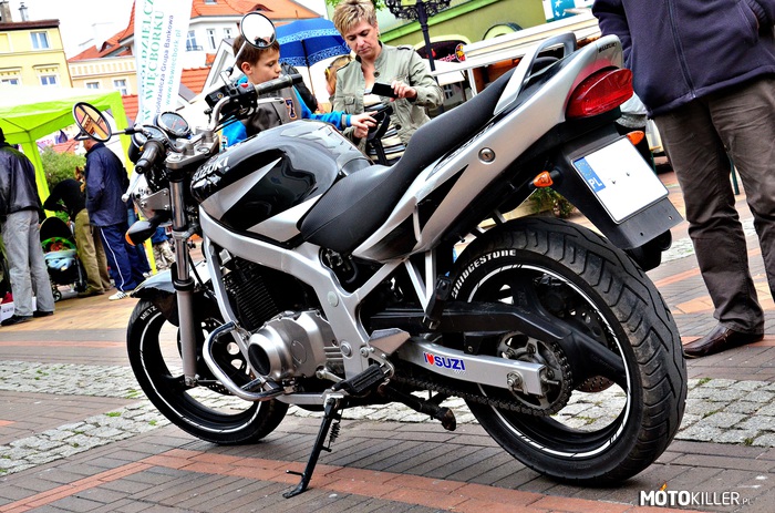 Suzuki GS500 2002r cz2 – Motoserce 2014, zaraz po zakupie. 