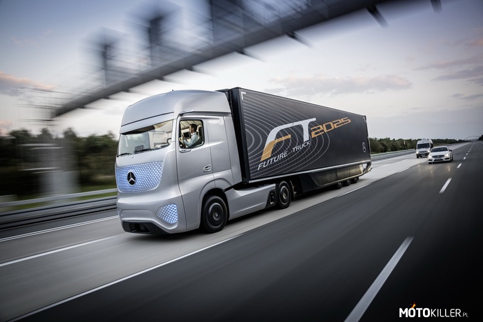 Mercedes Future Truck 2025 – Wizja ciężarówki przyszłości Mercedesa. 