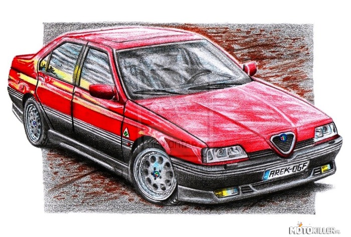 Alfa Romeo 164 Q4 – Po długim czasie nieobecności postanowiłem wykonać rysunek na rozluźnienie.

Karta formatu A4, ołówek oraz kredki około 12 godzin pracy.

Rysunek - praca własna

Arek-OGF 