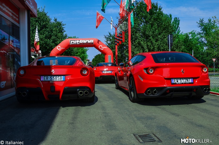 Trio Ferrari – Ferrari F12 Berlinetta, Ferrari 599 GTB Fiorano i Ferrari FF 