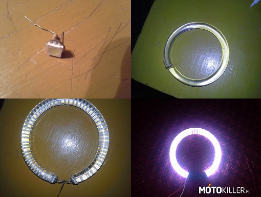 Ring SMD by BUZKA – Własnoręcznie zrobione ringi. Koszt jednego około 15zł, jasność mniejsza niż CCFL ale diody SMD też dają rade. 
