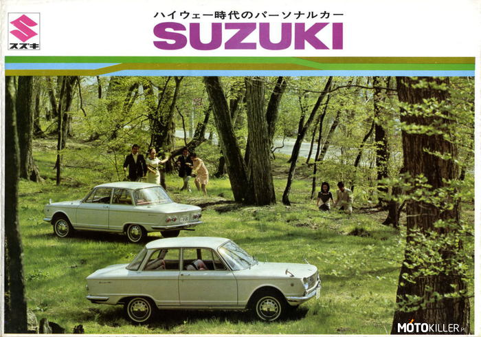 Suzuki Fronte 800 – Klasyczny, 2-drzwiowy sedan Suzuki, z lat 60. 