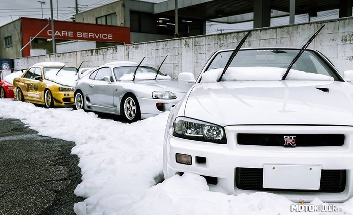 Zasypana śniegiem Japonia –  