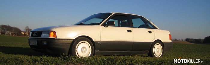 Audi 80 b3 – 26lat, nie całe 100tys. przebiegu. 