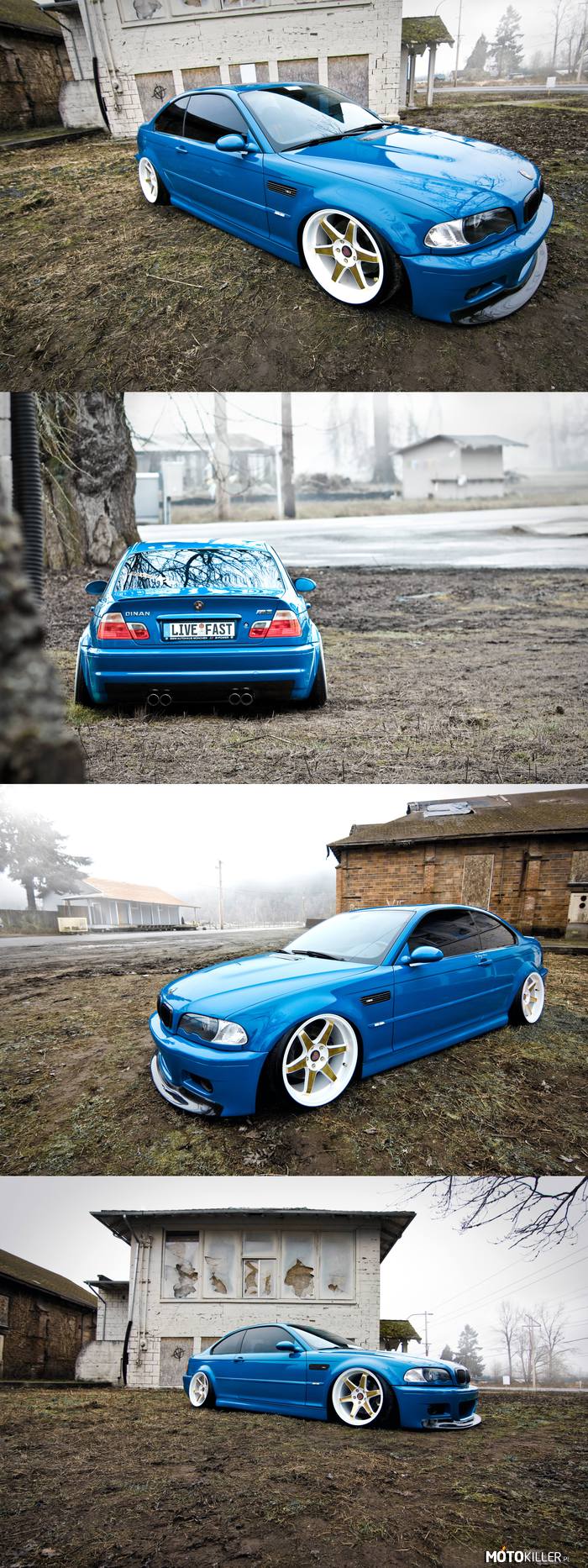 BMW M3 – BMW E46 M3 blue. 