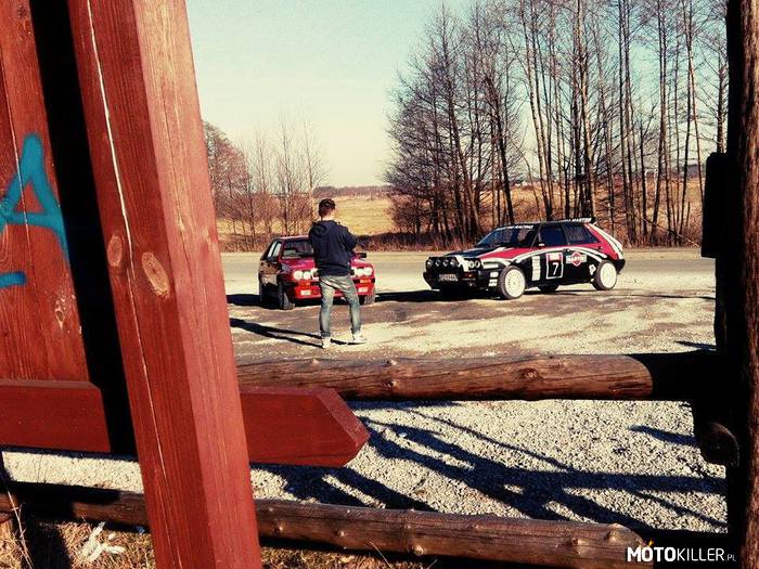 2x Lancia Delta Integrale – Piękne!
Panowie robili sesyjkę, może na Motokillera.
ps.
Sorki za kiepskie zdjęcie. 