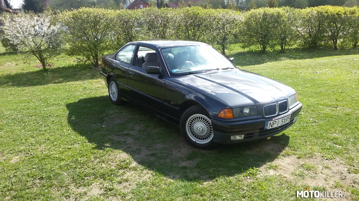 Moje BMW e36 – Po dzisiejszej polerce. Ktoś by coś zmienił? Proszę o opinie w komentarzach. 