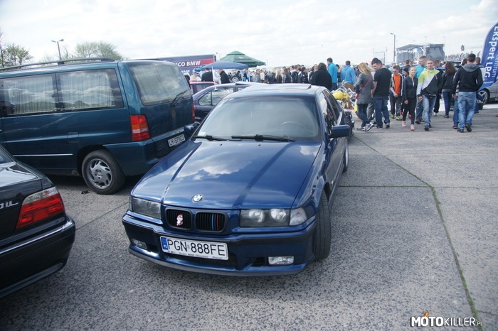 Majówka z BMW – Moje E36 na corocznej majówce w Toruniu. 