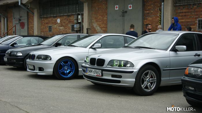 BMW E46 na zlocie – BMW E46 na rozpoczęciu sezonu w Białymstoku. 