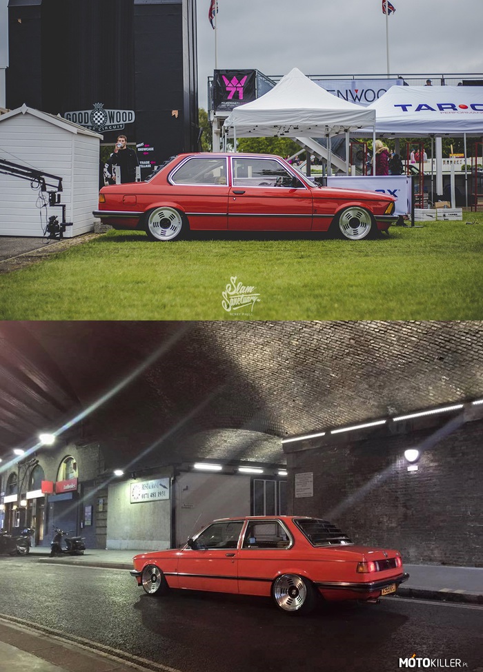 BMW E21 – Na felgach Rotiform BM1. 