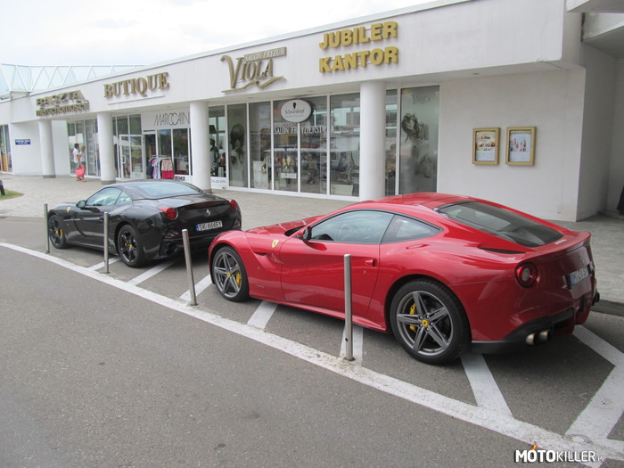 Ferrari – Ferrari California i F12 Berlinetta Międzyzdroje hotel Amber Gold - lipiec 2014. Pewnie gwiazdy przyjechały. 