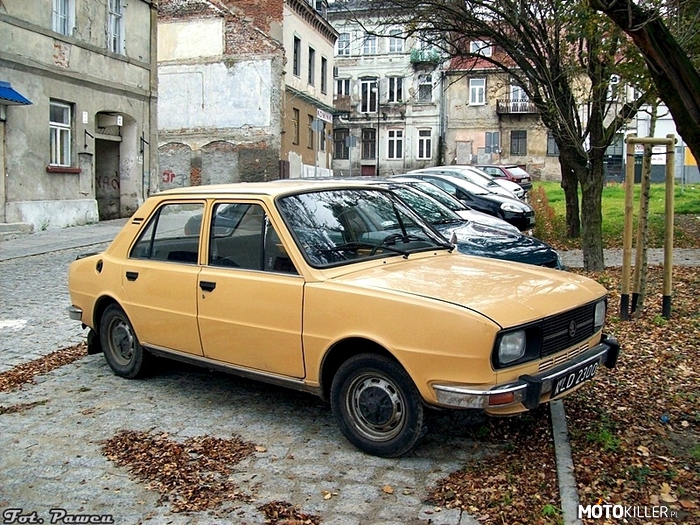 Skoda 105L – Škoda 105L spotkana na Włocławskim śródmieściu. 