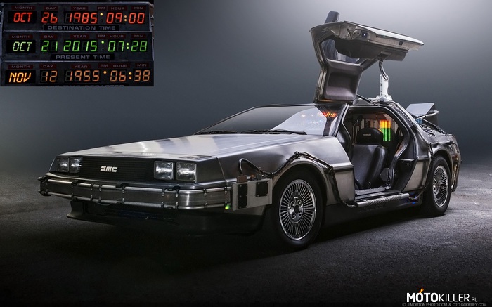 DMC DeLorean – 21.10.2015r idealna pora na obejrzenie DeLorean-a w &quot;Powrót do przyszłości 2&quot; 