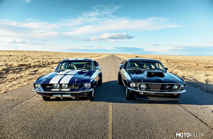 Klasycznie – 1969 Ford Mustang Mach 1 vs. 1967 Ford Mustang GT 500 