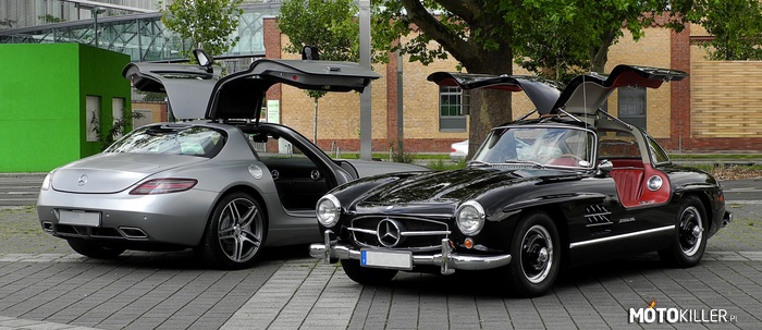 Mercedes-Benz 300SL oraz SLS AMG –  