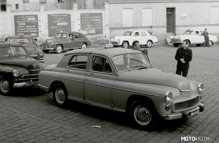 Postój Taxi – Świdnica - lata 60. 