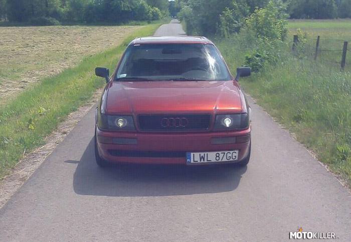 Audi 80 – Powoli auto odzyskuje dawny wygląd. 