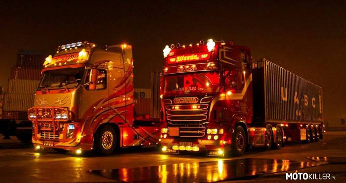 Volvo Fh &amp; Scania S-u-p-e-r R500 V8 –  