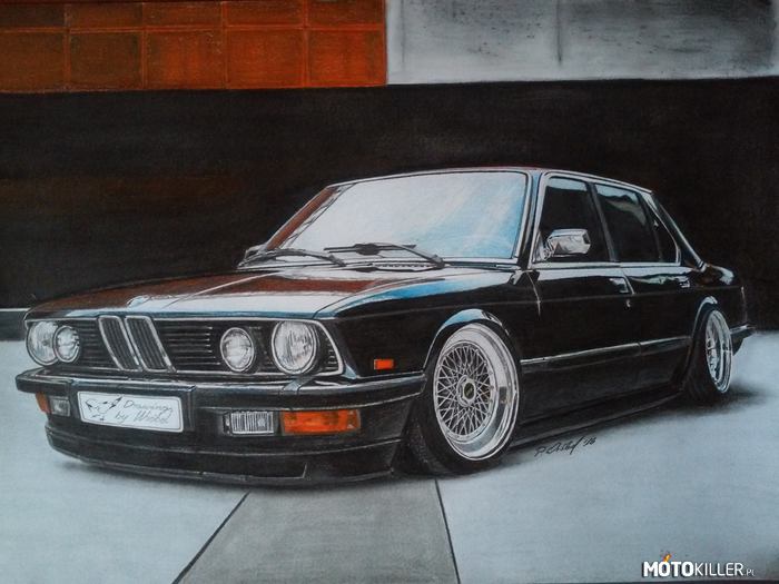 BMW E28 - rysunek – Najnowszy rysunek 